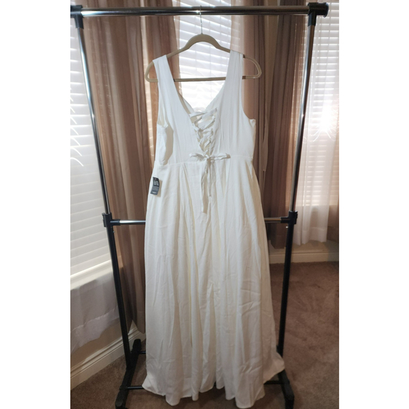 Torrid Ivory Jacquard Special Occasion Sweetheart Gown Dress Size 10 Wedding NWT - Picture 11 of 16